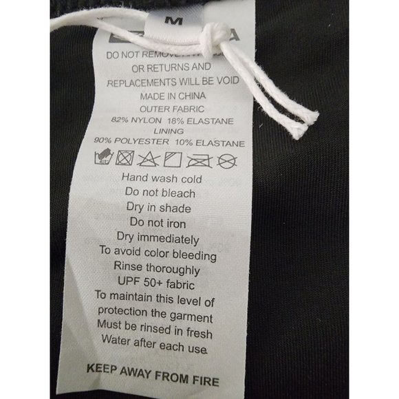 Axesea Women's Black Seamless High Waist Bikini Bottom ASYJ F1P082A Size Medium - Picture 4 of 9